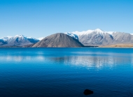 新西兰白鹭湖风景宽屏高清电脑桌面主题壁纸